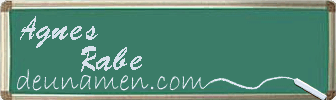 Agnes Rabe Visitenkarte